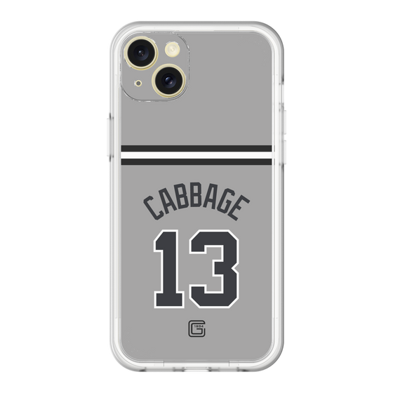 スリムプロテクションプレミアムケース［ 読売ジャイアンツ - #13 CABBAGE - ビジター ］