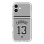 スリムプロテクションプレミアムケース［ 読売ジャイアンツ - #13 CABBAGE - ビジター ］