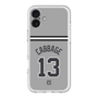 スリムプロテクションプレミアムケース［ 読売ジャイアンツ - #13 CABBAGE - ビジター ］