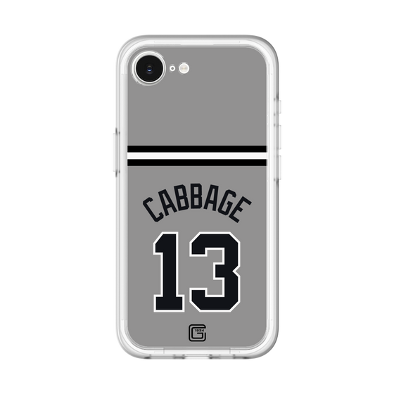 スリムプロテクションプレミアムケース［ 読売ジャイアンツ - #13 CABBAGE - ビジター ］