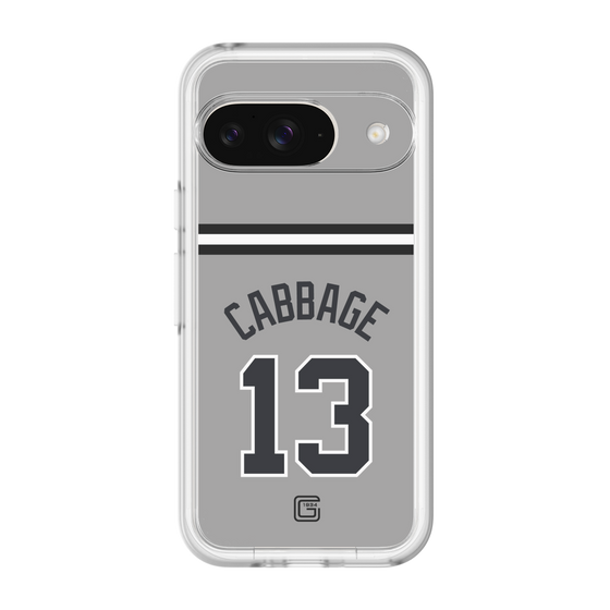 スリムプロテクションプレミアムケース［ 読売ジャイアンツ - #13 CABBAGE - ビジター ］
