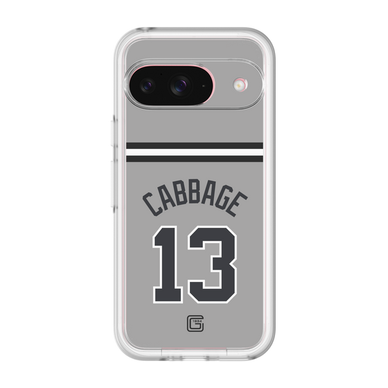 スリムプロテクションプレミアムケース［ 読売ジャイアンツ - #13 CABBAGE - ビジター ］