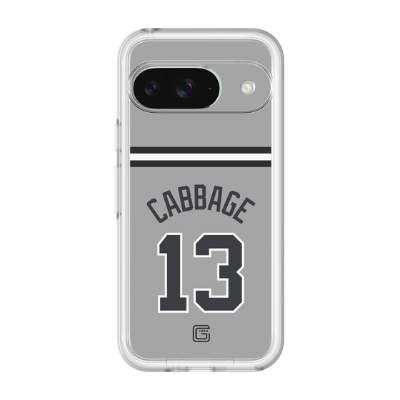 スリムプロテクションプレミアムケース［ 読売ジャイアンツ - #13 CABBAGE - ビジター ］