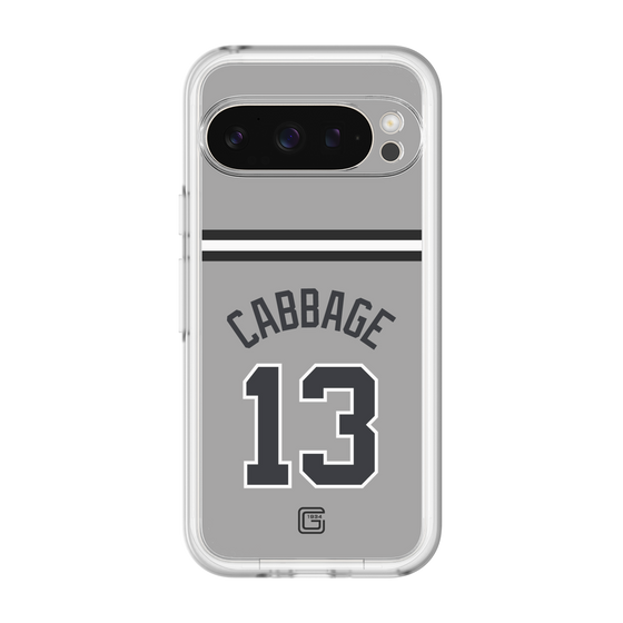 スリムプロテクションプレミアムケース［ 読売ジャイアンツ - #13 CABBAGE - ビジター ］