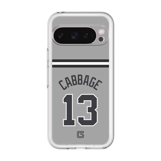 スリムプロテクションプレミアムケース［ 読売ジャイアンツ - #13 CABBAGE - ビジター ］