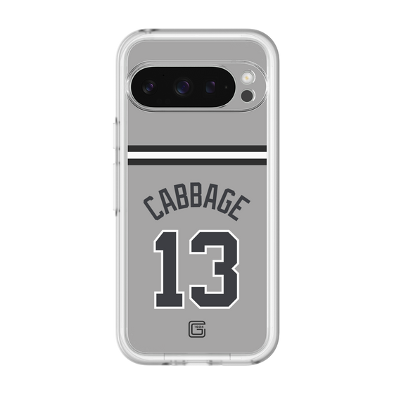 スリムプロテクションプレミアムケース［ 読売ジャイアンツ - #13 CABBAGE - ビジター ］