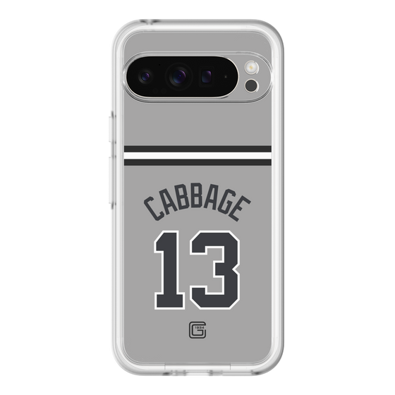 スリムプロテクションプレミアムケース［ 読売ジャイアンツ - #13 CABBAGE - ビジター ］