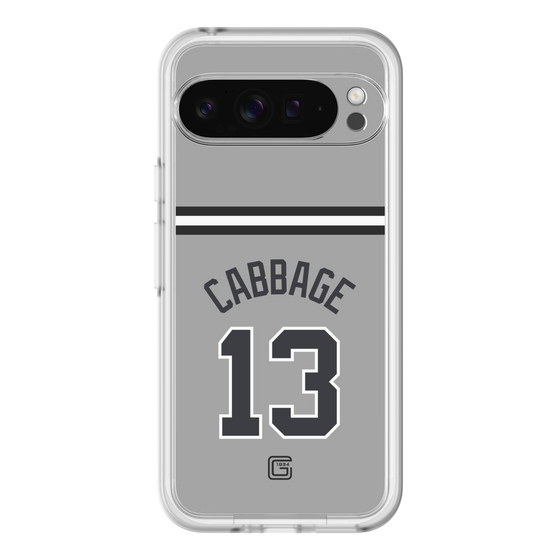 スリムプロテクションプレミアムケース［ 読売ジャイアンツ - #13 CABBAGE - ビジター ］