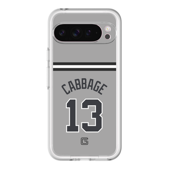 スリムプロテクションプレミアムケース［ 読売ジャイアンツ - #13 CABBAGE - ビジター ］