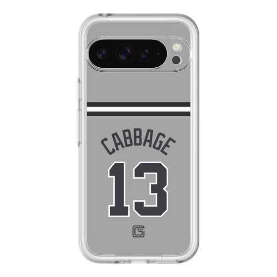 スリムプロテクションプレミアムケース［ 読売ジャイアンツ - #13 CABBAGE - ビジター ］