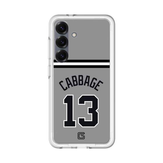 スリムプロテクションプレミアムケース［ 読売ジャイアンツ - #13 CABBAGE - ビジター ］