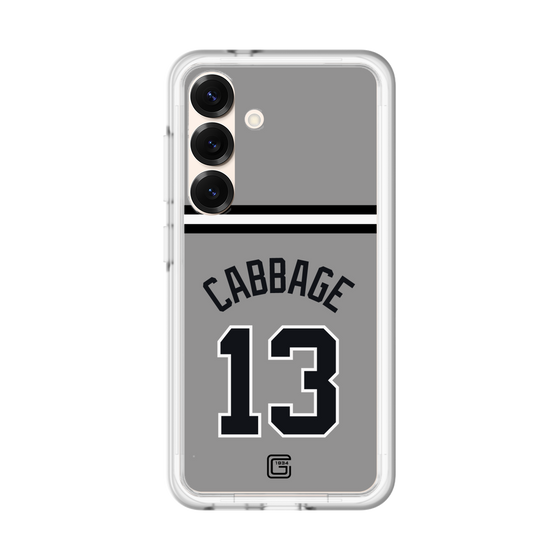 スリムプロテクションプレミアムケース［ 読売ジャイアンツ - #13 CABBAGE - ビジター ］