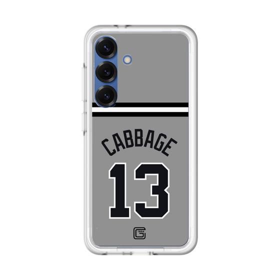 スリムプロテクションプレミアムケース［ 読売ジャイアンツ - #13 CABBAGE - ビジター ］