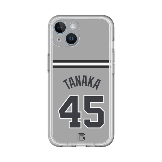 スリムプロテクションプレミアムケース［ 読売ジャイアンツ - #45 TANAKA - ビジター ］