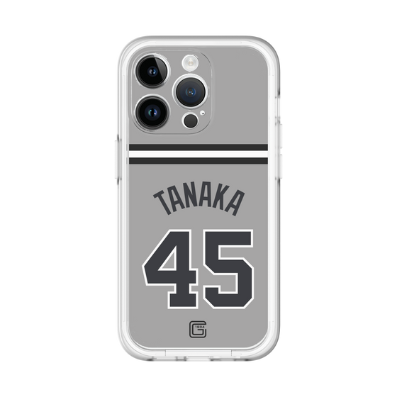スリムプロテクションプレミアムケース［ 読売ジャイアンツ - #45 TANAKA - ビジター ］