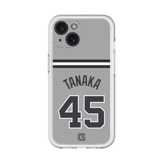スリムプロテクションプレミアムケース［ 読売ジャイアンツ - #45 TANAKA - ビジター ］