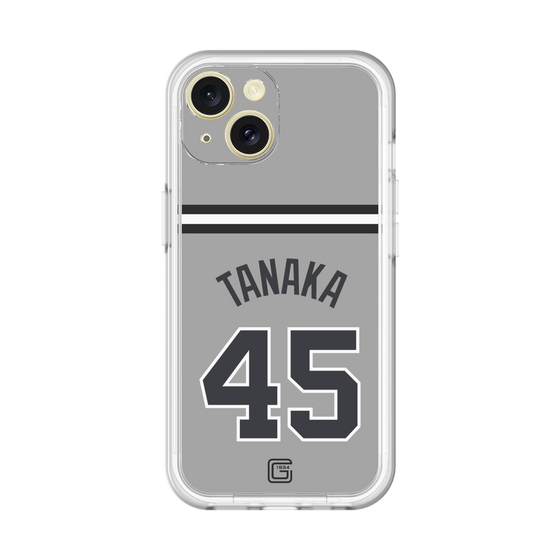 スリムプロテクションプレミアムケース［ 読売ジャイアンツ - #45 TANAKA - ビジター ］
