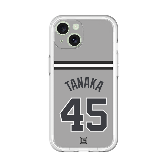 スリムプロテクションプレミアムケース［ 読売ジャイアンツ - #45 TANAKA - ビジター ］