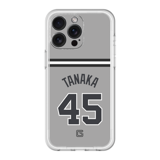 スリムプロテクションプレミアムケース［ 読売ジャイアンツ - #45 TANAKA - ビジター ］