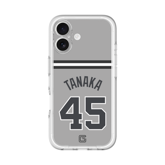スリムプロテクションプレミアムケース［ 読売ジャイアンツ - #45 TANAKA - ビジター ］