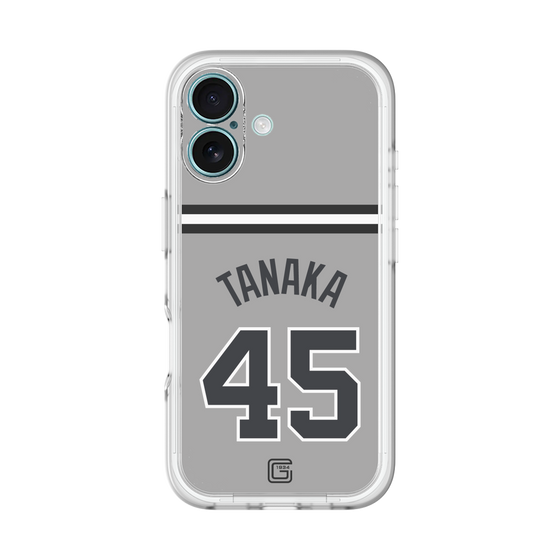 スリムプロテクションプレミアムケース［ 読売ジャイアンツ - #45 TANAKA - ビジター ］