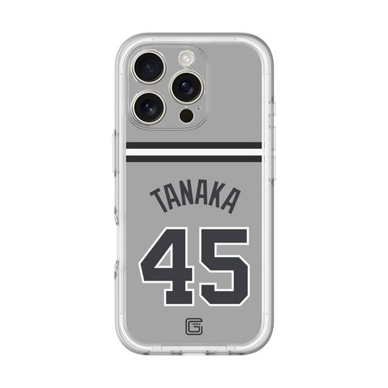スリムプロテクションプレミアムケース［ 読売ジャイアンツ - #45 TANAKA - ビジター ］