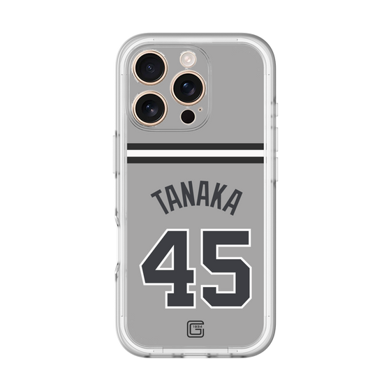 スリムプロテクションプレミアムケース［ 読売ジャイアンツ - #45 TANAKA - ビジター ］