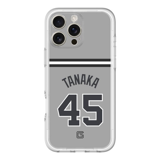 スリムプロテクションプレミアムケース［ 読売ジャイアンツ - #45 TANAKA - ビジター ］