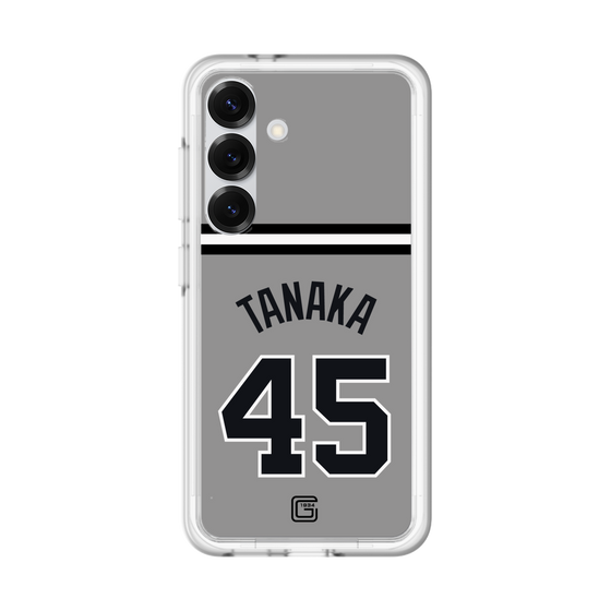 スリムプロテクションプレミアムケース［ 読売ジャイアンツ - #45 TANAKA - ビジター ］