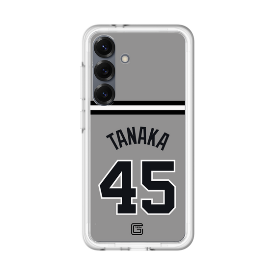 スリムプロテクションプレミアムケース［ 読売ジャイアンツ - #45 TANAKA - ビジター ］