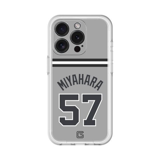 スリムプロテクションプレミアムケース［ 読売ジャイアンツ - #57 MIYAHARA - ビジター ］