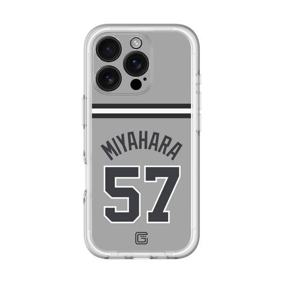 スリムプロテクションプレミアムケース［ 読売ジャイアンツ - #57 MIYAHARA - ビジター ］