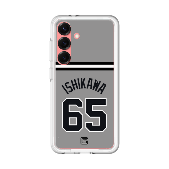 スリムプロテクションプレミアムケース［ 読売ジャイアンツ - #65 ISHIKAWA - ビジター ］