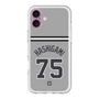 スリムプロテクションプレミアムケース［ 読売ジャイアンツ - #75 HASHIGAMI - ビジター ］