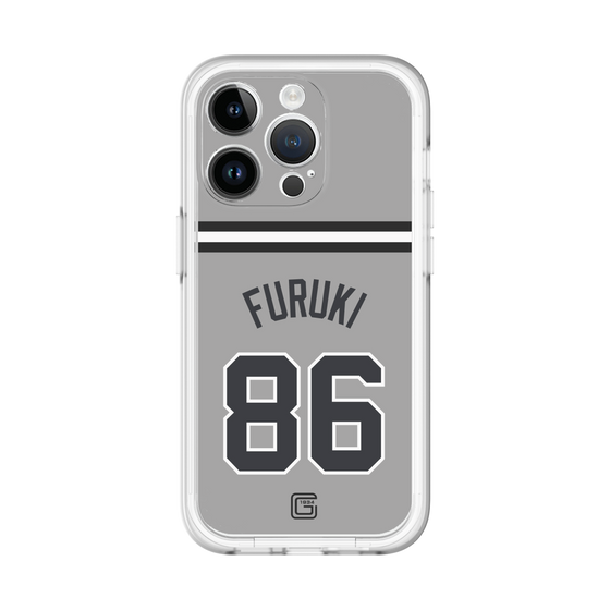 スリムプロテクションプレミアムケース［ 読売ジャイアンツ - #86 FURUKI - ビジター ］
