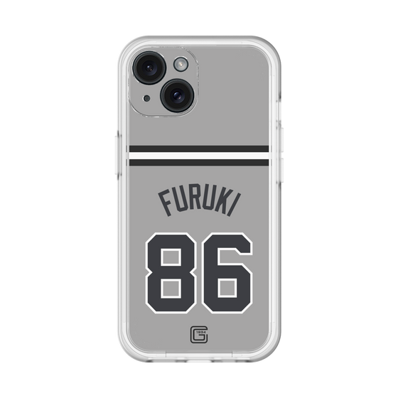 スリムプロテクションプレミアムケース［ 読売ジャイアンツ - #86 FURUKI - ビジター ］