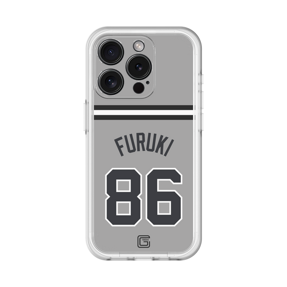 スリムプロテクションプレミアムケース［ 読売ジャイアンツ - #86 FURUKI - ビジター ］