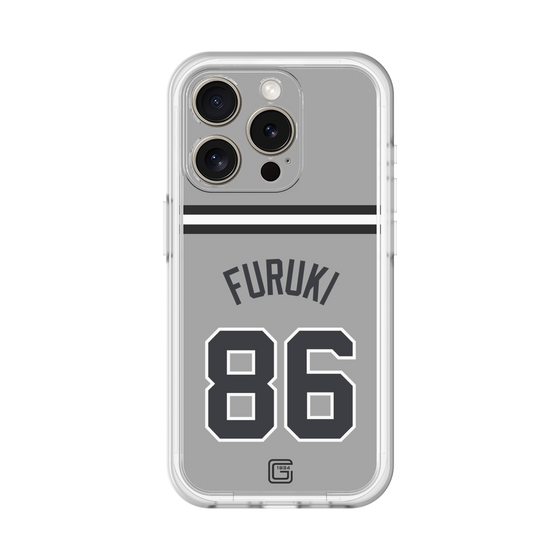 スリムプロテクションプレミアムケース［ 読売ジャイアンツ - #86 FURUKI - ビジター ］