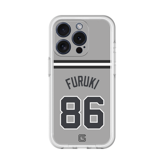 スリムプロテクションプレミアムケース［ 読売ジャイアンツ - #86 FURUKI - ビジター ］