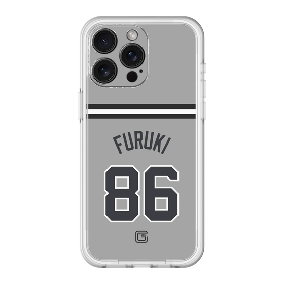 スリムプロテクションプレミアムケース［ 読売ジャイアンツ - #86 FURUKI - ビジター ］