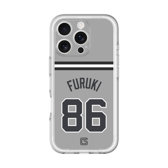 スリムプロテクションプレミアムケース［ 読売ジャイアンツ - #86 FURUKI - ビジター ］