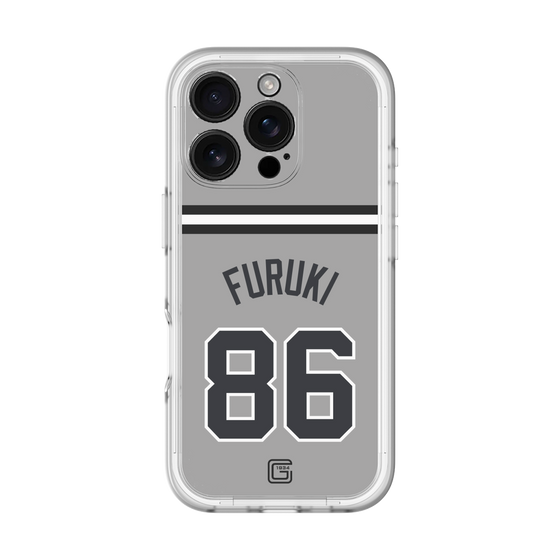 スリムプロテクションプレミアムケース［ 読売ジャイアンツ - #86 FURUKI - ビジター ］