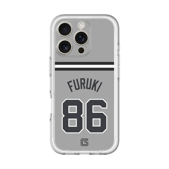 スリムプロテクションプレミアムケース［ 読売ジャイアンツ - #86 FURUKI - ビジター ］