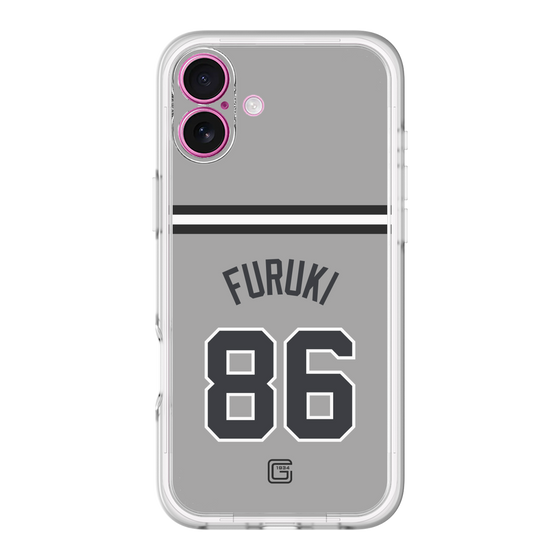 スリムプロテクションプレミアムケース［ 読売ジャイアンツ - #86 FURUKI - ビジター ］