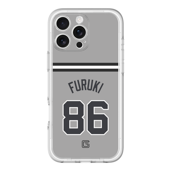 スリムプロテクションプレミアムケース［ 読売ジャイアンツ - #86 FURUKI - ビジター ］