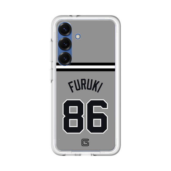 スリムプロテクションプレミアムケース［ 読売ジャイアンツ - #86 FURUKI - ビジター ］
