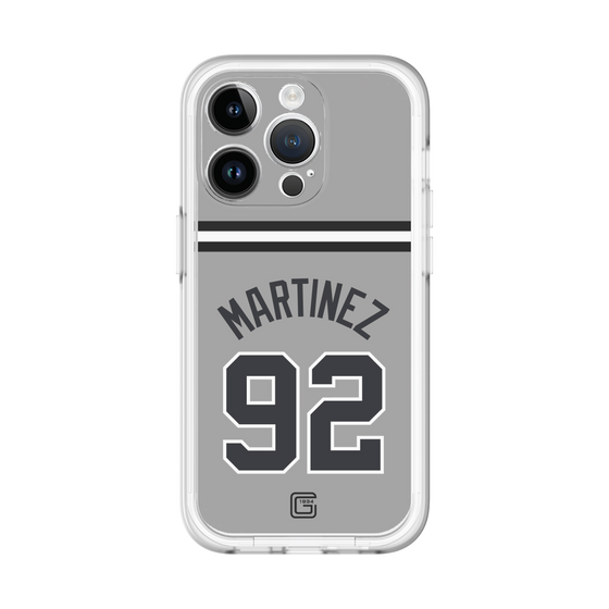スリムプロテクションプレミアムケース［ 読売ジャイアンツ - #92 MARTINEZ - ビジター ］