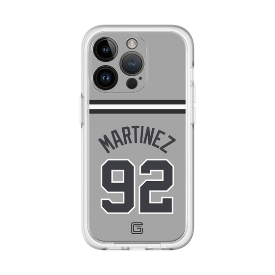 スリムプロテクションプレミアムケース［ 読売ジャイアンツ - #92 MARTINEZ - ビジター ］