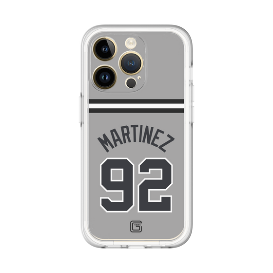スリムプロテクションプレミアムケース［ 読売ジャイアンツ - #92 MARTINEZ - ビジター ］
