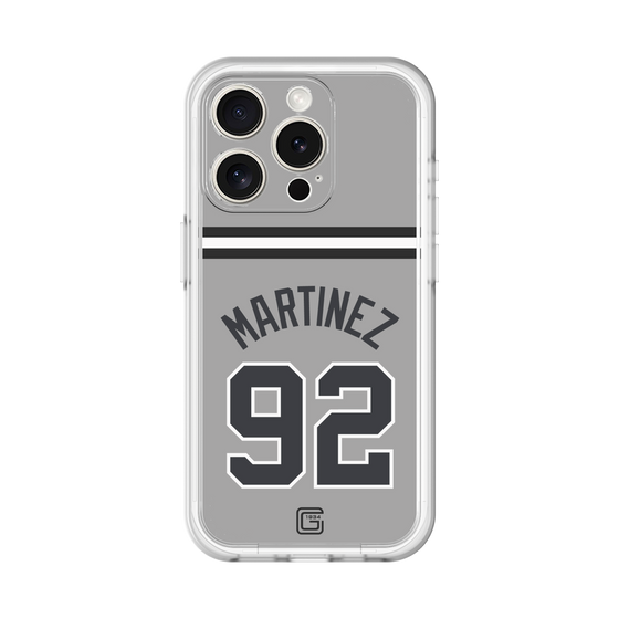 スリムプロテクションプレミアムケース［ 読売ジャイアンツ - #92 MARTINEZ - ビジター ］